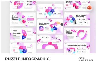Puzzle Education Kids Infographic
